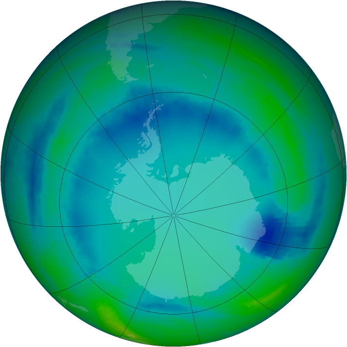 Ozone Map 2000-07-26